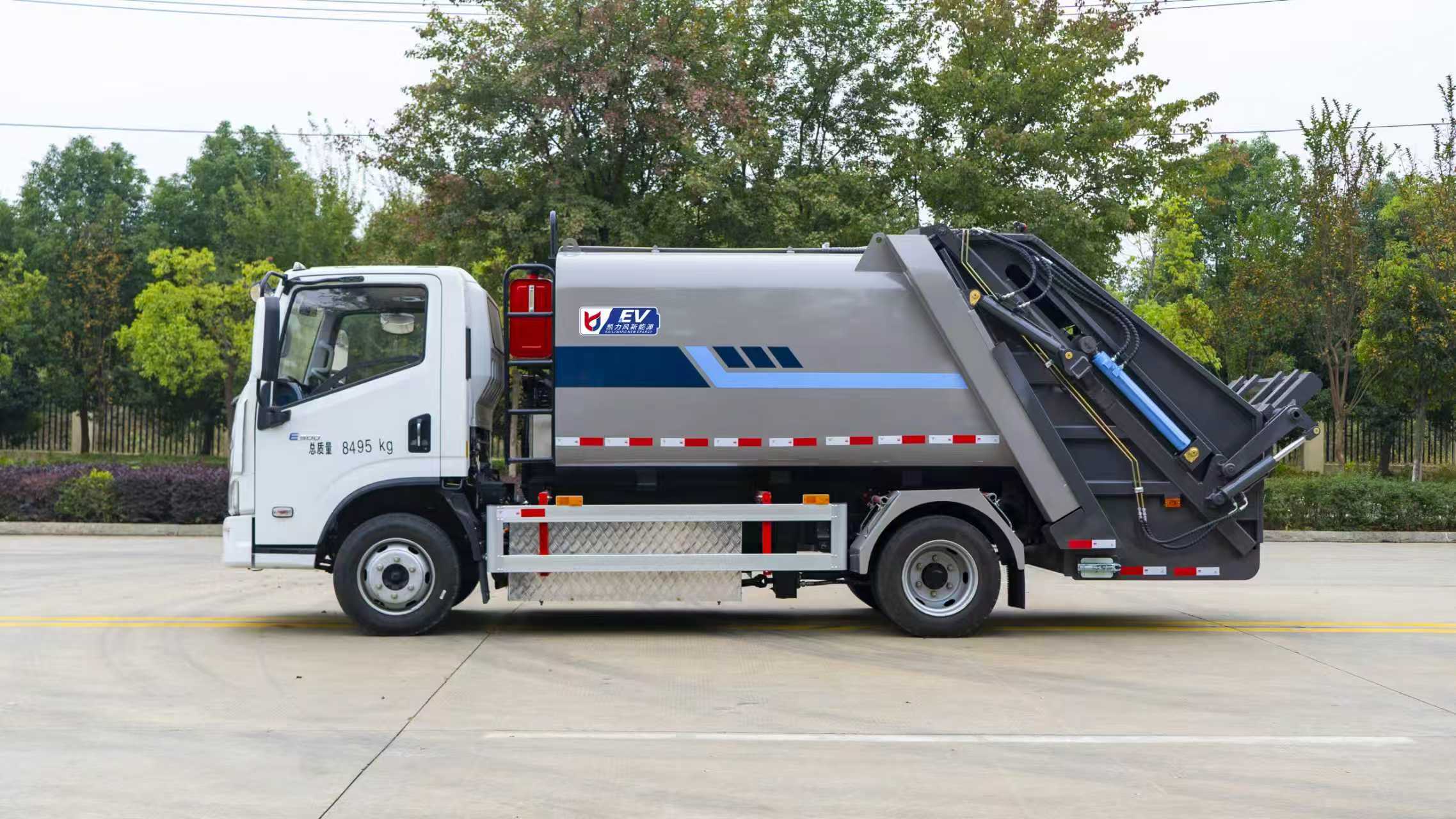 Energy Electric Garbage Truck Pure EV Compactor Refuse Collection ...